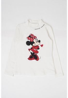 Bluza cu imprimeu Minnie Mouse