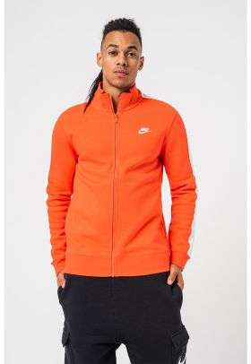 Bluza sport cu fermoar si captuseala de fleece Club