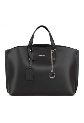 Geanta shopper din piele cu bareta detasabila