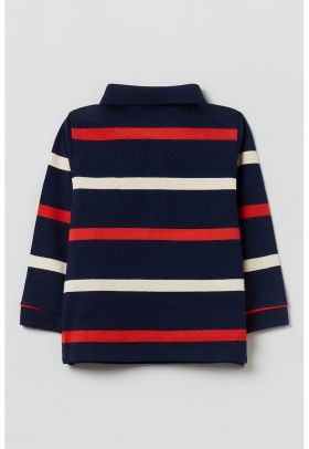 Bluza polo cu dungi