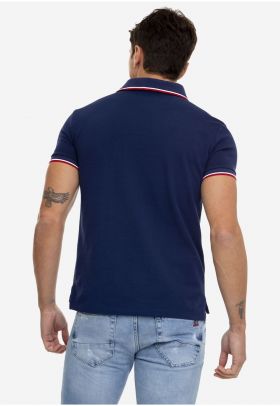 Tricou polo cu fenta cu nasturi 17729