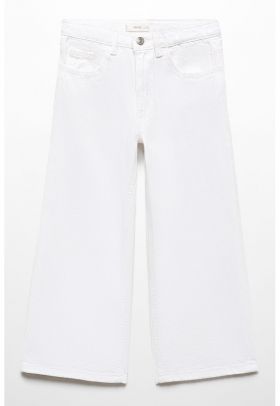 Blugi culotte cu 5 buzunare