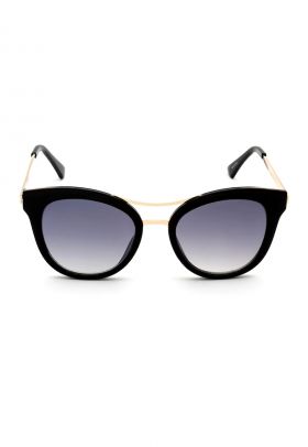 Ochelari de soare cat-eye cu rama metalica