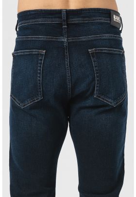 Blugi regular fit cu talie medie