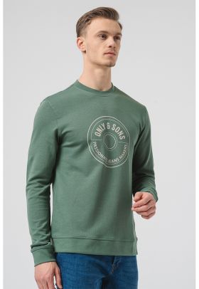 Bluza de trening din amestec de bumbac cu logo