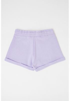 Pantaloni scurti de bumbac cu snur
