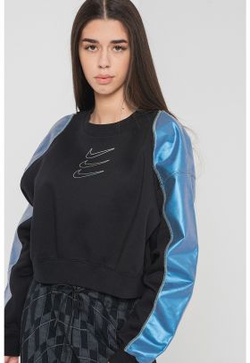 Bluza de trening cu decolteu la baza gatului Swoosh