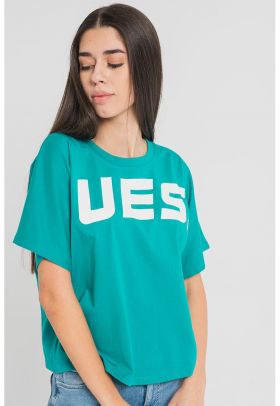 Tricou cu logo supradimensionat