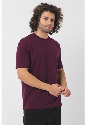 Tricou relaxed fit cu decolteu la baza gatului Chup