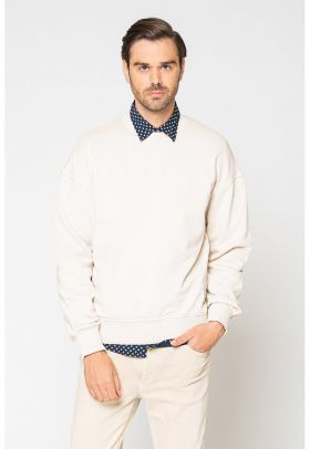 Bluza sport cu decolteu la baza gatului si maneci cazute Wash