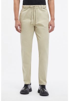 Pantaloni conici din amestec de bumbac organic