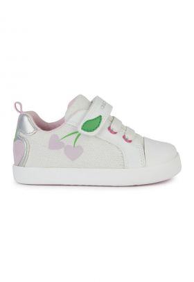 Pantofi cu inchidere velcro si detalii grafice