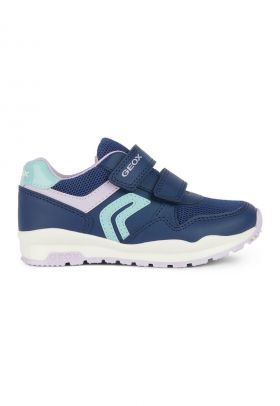 Pantofi sport cu inchidere velcro si insertii din plasa