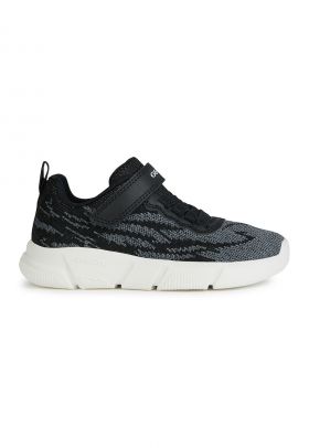 Pantofi sport cu inchidere velcro si insertii din plasa