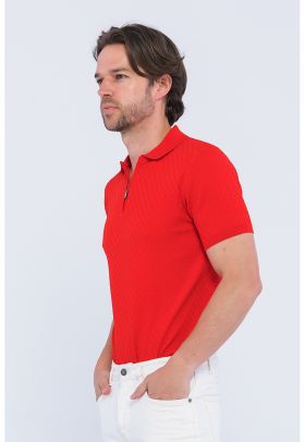 Tricou polo slim fit