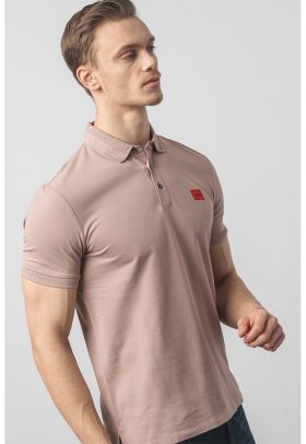 Tricou polo slim fit Dereso