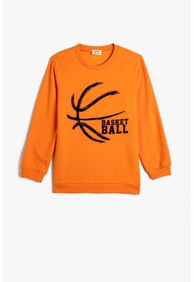 Bluza de trening cu imprimeu grafic