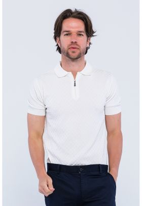 Tricou polo slim fit