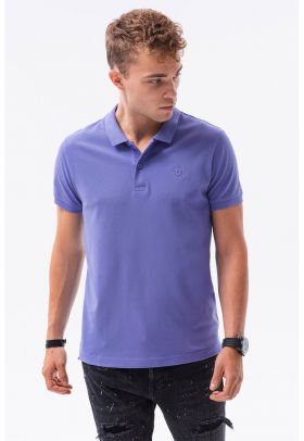 Tricou polo din bumbac cu model pique