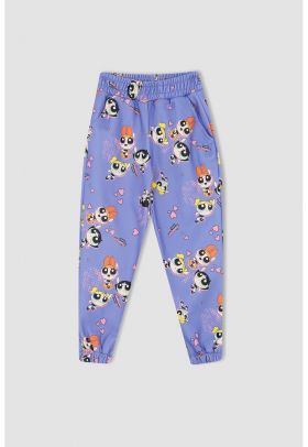 Pantaloni sport cu imprimeu cu fetitele Powerpuff