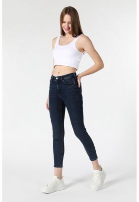 Blugi crop skinny