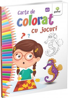 Carte de colorat cu jocuri | 