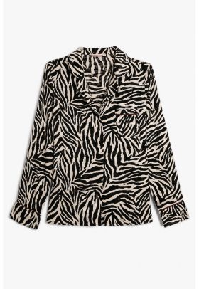 Bluza de pijama cu animal print