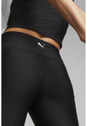 Colanti crop cu model colorblock pentru fitness