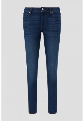 Blugi skinny cu talie medie