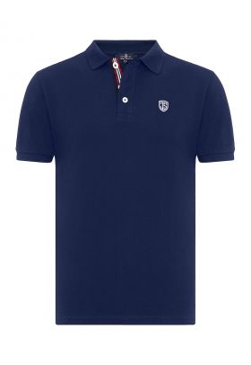 Tricou polo cu model uni Gabriel