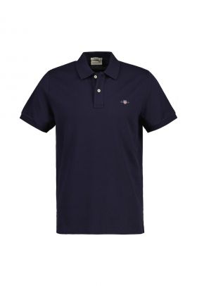 Tricou polo regular fit de bumbac Shield