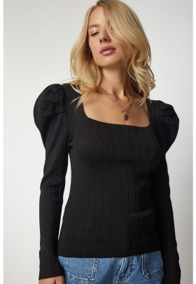 Bluza cu maneci bufante
