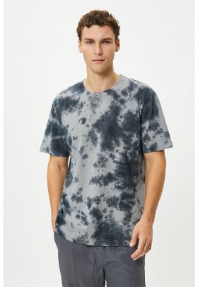 Tricou cu imprimeu tie-dye