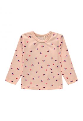 Bluza cu imprimeu cu inimi