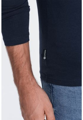 Bluza cu decolteu in V si detaliu logo