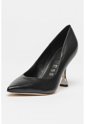 Pantofi de piele cu varf ascutit