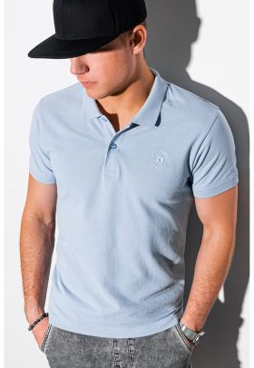 Tricou polo din bumbac cu model pique