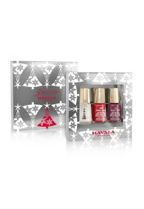 Set : Lac de unghii Silver Base - 3 x 5 ml