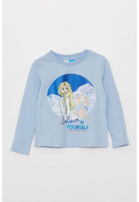 Bluza de bumbac cu imprimeu Frozen