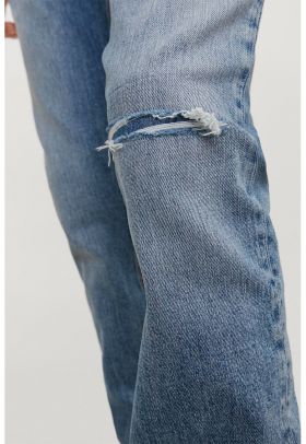 Blugi slim fit din amestec de bumbac organic