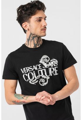 Tricou din bumbac cu imprimeu logo