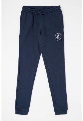 Pantaloni de trening cu snur de ajustare si detaliu logo Gordon