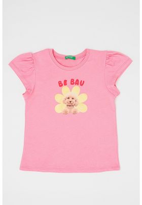 Tricou din bumbac cu imprimeu