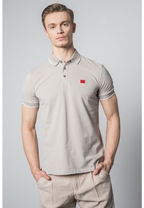 Tricou polo slim fit Deresino