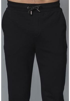 Pantaloni de trening din amestec de bumbac cu buzunare laterale