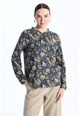 Bluza cu imprimeu floral