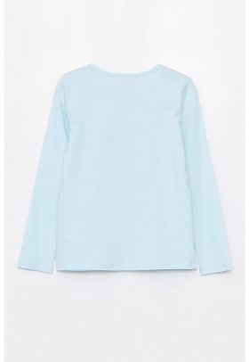 Bluza de bumbac cu imprimeu anime