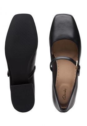 Pantofi de piele cu varf patrat Seren