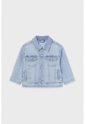 Jacheta de denim cu capse