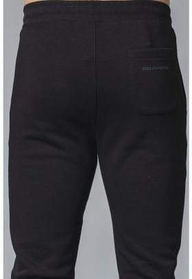 Pantaloni de trening din amestec de bumbac cu logo